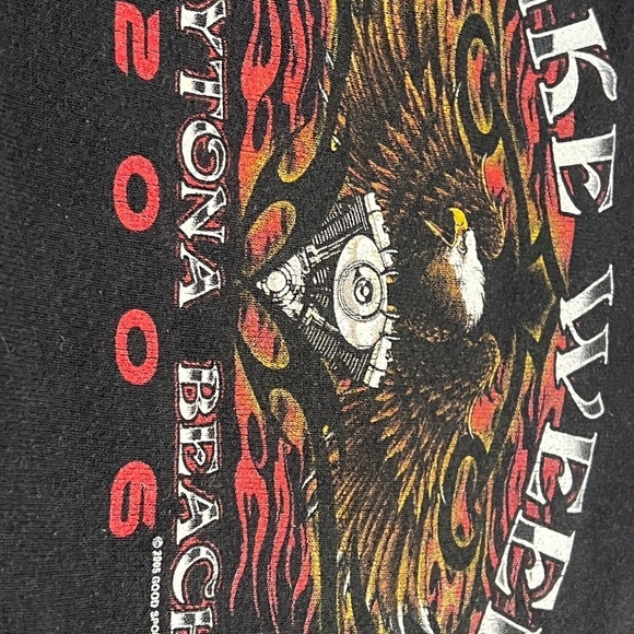 Vintage Daytona Beach Florida Bike Week 2006 Motorcycle Biker Sweatshirt - Picture 8 of 10